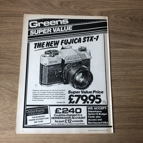 Cams62 magazine advert - advert, 11x8