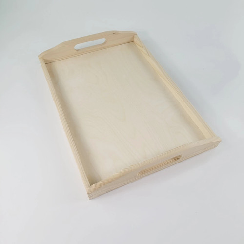 Set 100 wooden trays - , 40cm