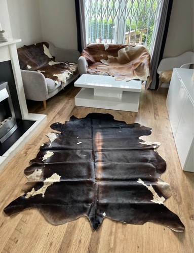 New natural cowhide rug cow - rug,
