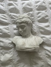 Stone Bust Woman Antique-look
