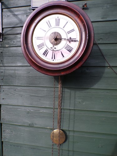 Antique victorian wall - antique, clock