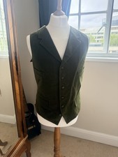 Cordings Waistcoat 40 Green