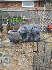 sloth ornament planter with flower pot cement concrete  size2ft