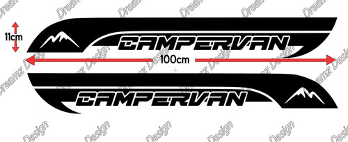 Campervan decals stickers - x,