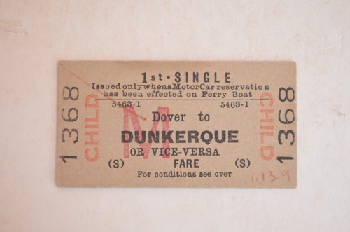 Railway ticket btc dover - btc, to