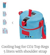 5 Ltr Beer Keg Cooer Jacket  Bag Blue Red Man Cave Home Bar Lager Beer New 