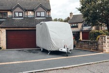 SpecialisedCoversOutlet Grey Caravan Storage Cover: Sterling Eccles 554 Save50%!