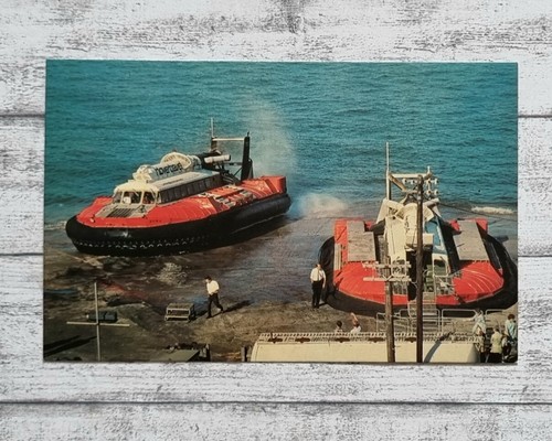Postcard hovercraft ryde - hovercraft,