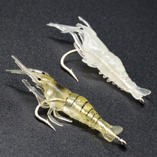 50pcs silicone shrimp luminous - shrimp,