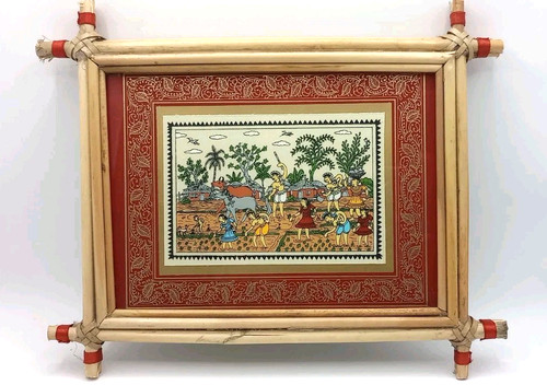 Silk painting tea - painting, pickers