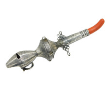 19th Century .800 Silver & Red