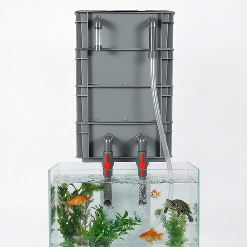 Stage aquarium filter system - aquarium,