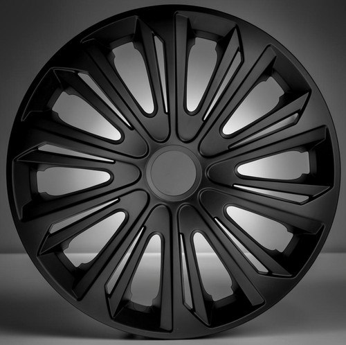 Black wheel trims hub caps - 15",