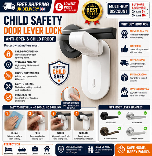 Child baby safety - safety, lever