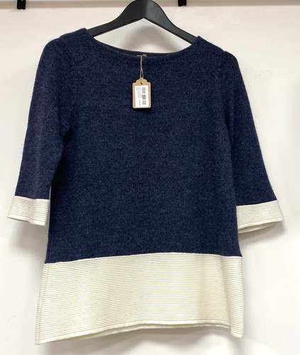 Woolovers blue jumper wool - blue,