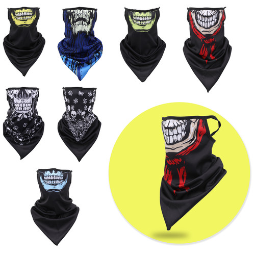 Skull face mask skeleton - face, neck