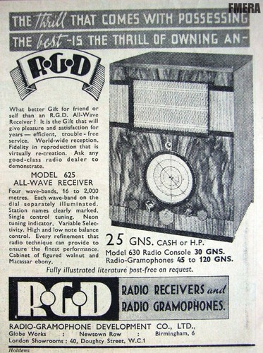 Art deco model - 'r.g.d.', 625