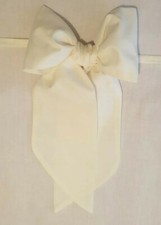 Curtain Tie Back Bows 2 Cream