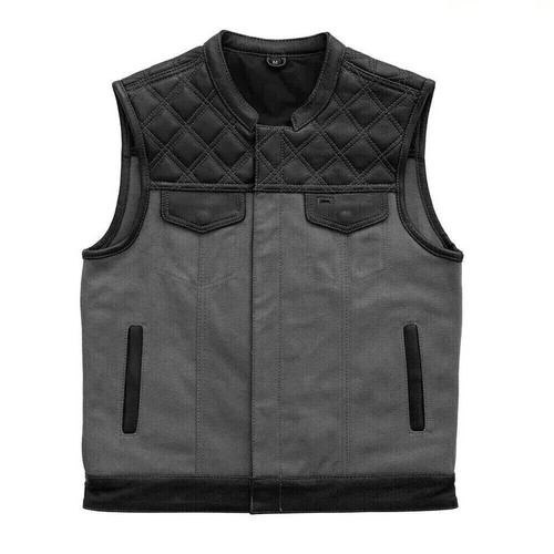Men black leather biker club - leather,