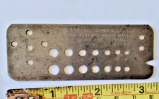 Small Vintage Practical Wireless Metal Drill Gauge for Tapping from the 1980s