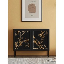 Black & Gold Floral Tree