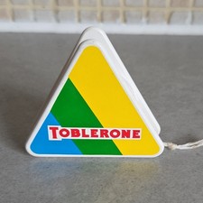 Toblerone Yo Yo with string used condition triangular approx 6.5cm by across 