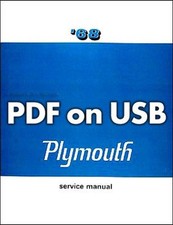 1968 PLYMOUTH USB Shop Manual