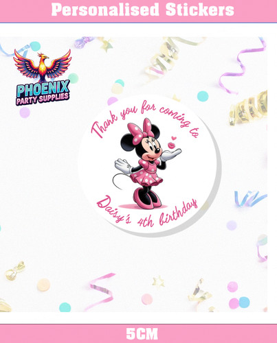 Personalised minnie sweet cone - personalised,
