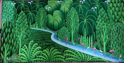 Original haitian art - 12,