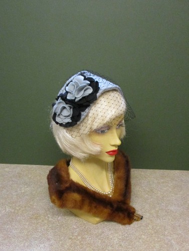 1940s ladies dove grey bridge - grey,