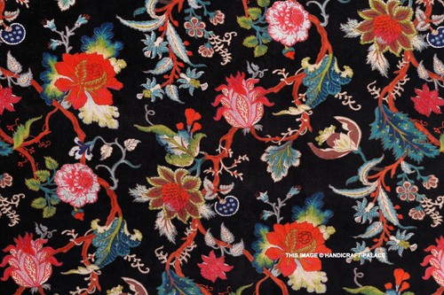Soft velvet floral printed - soft,