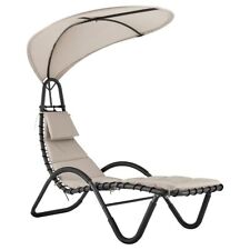 Outdoor Garden Sun Lounger Helicopter Swing Hammock Egg Chair Shade Canopy Seat 