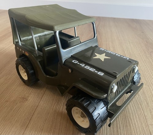 Boxed vintage tonka army jeep - boxed,