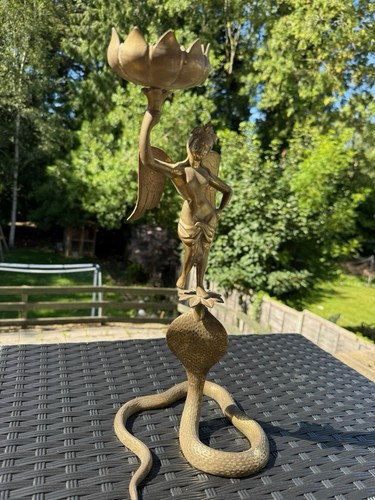 Brass figural incense oil - figural,