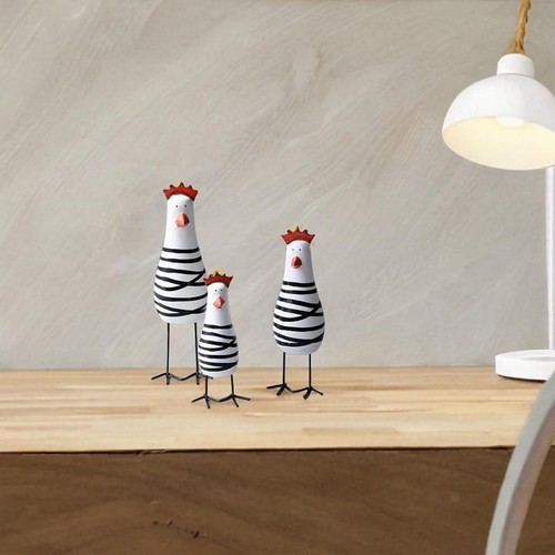 Chicken rooster decor - 3x,