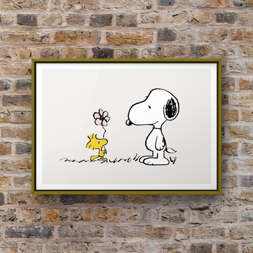 Snoopy wall art print a4 - wall,