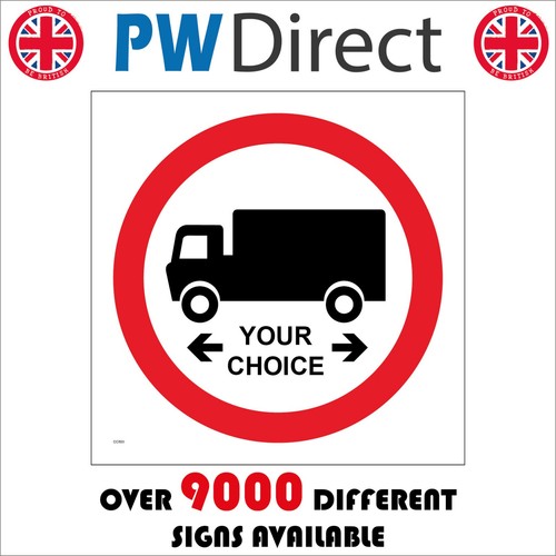 Sign maximum length - length, lorry