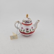 Porcelain Art Teapot Figurine