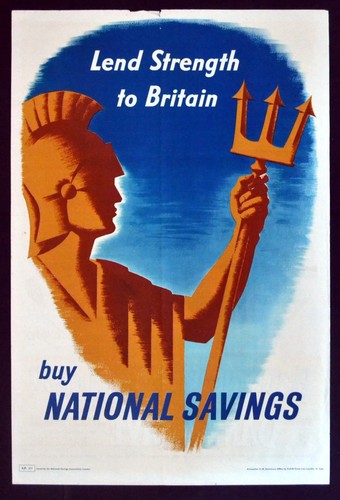 National savings 1940s lend - national,