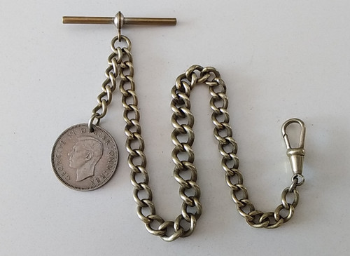 Vintage albert pocket watch - pocket,