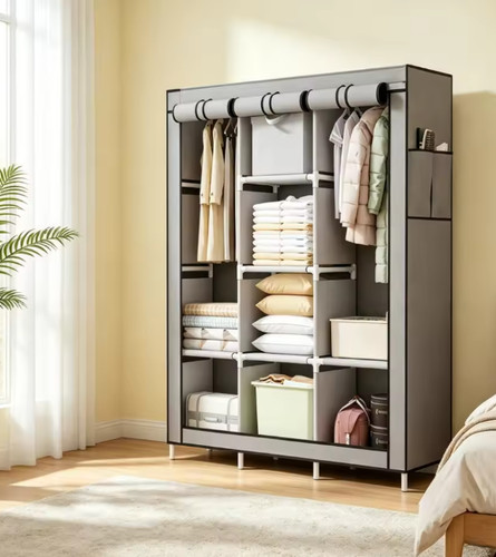 Fabric wardrobe portable - wardrobe,