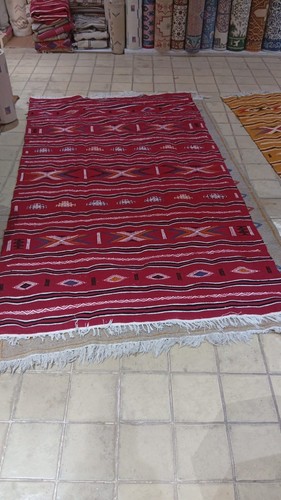 Tunisian kilim rug - tunisian,