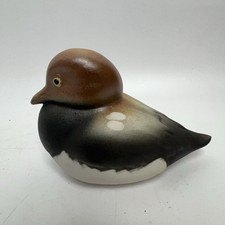 Scottish Helmsdale Pottery Duck Brown Black White