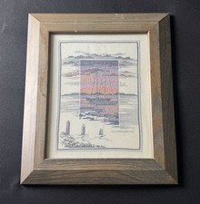 Finished cross stitch - cross,
