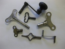 small collection of clock keys