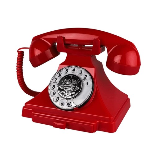 Old fashioned desk telephone - old,