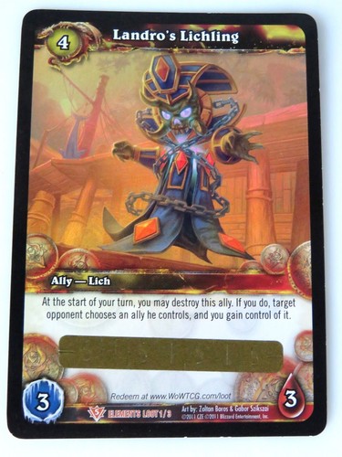 World warcraft loot - warcraft, card