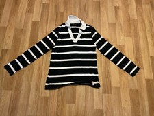 M&S Navy & White Rubgy Shirt, Size 6