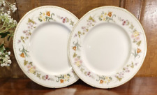 Wedgwood "MIRABELLE" SETS of 2 DINNER PLATES - 27.3cms/10.75"