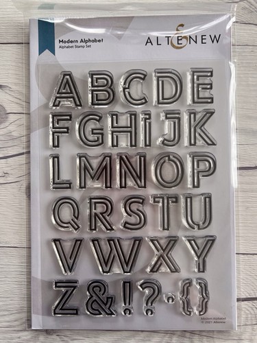 Altenew modern alphabet - modern,